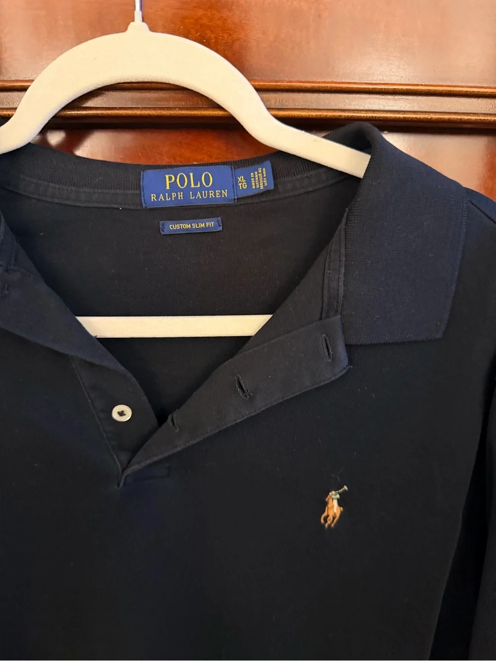 Polo by Ralph Lauren Navy Polo with Embroidered Pony
